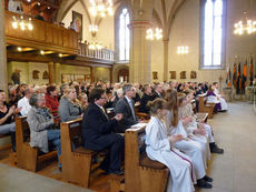 Festgottesdienst zum 50jahrigen Priesterjubiläum von Stadtpfarrer i.R. Geistlichen Rat Ulrich Trzeciok (Foto: Karl-Franz Thiede)